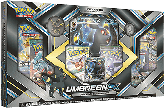 Espeon/umbreon Gx Premium Collection - Pokemon Umbreon Gx Box (600x600), Png Download