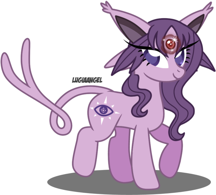 Lugiaangel, Espeon, Pokémon, Ponified, Safe, Solo - Mlp Pokemon Espeon (1011x790), Png Download