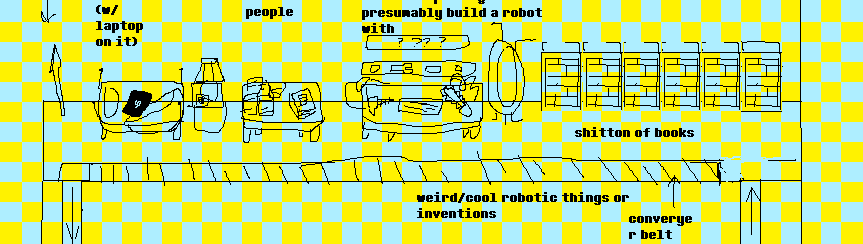 Lab Concept Art - Undertale Easy To Draw Cube (863x244), Png Download