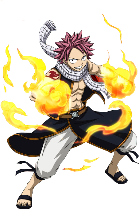 Natsu - Natsu Fairy Tail Fire (494x700), Png Download