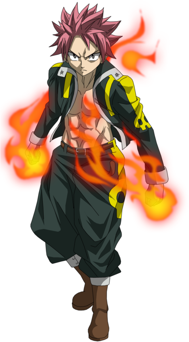 Natsu Dragneel Png Picture Royalty Free Download - Natsu Dragneel Png (667x1197), Png Download
