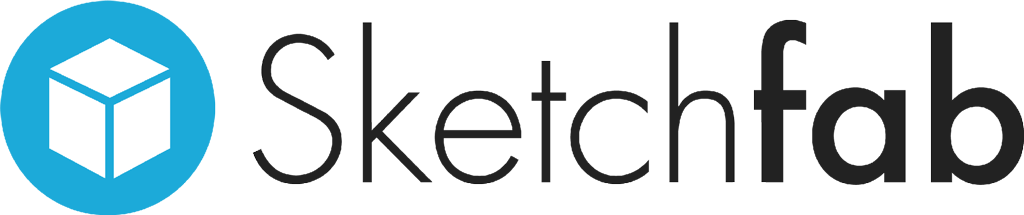Sketchfab Logo - Sketch Fab (1024x215), Png Download