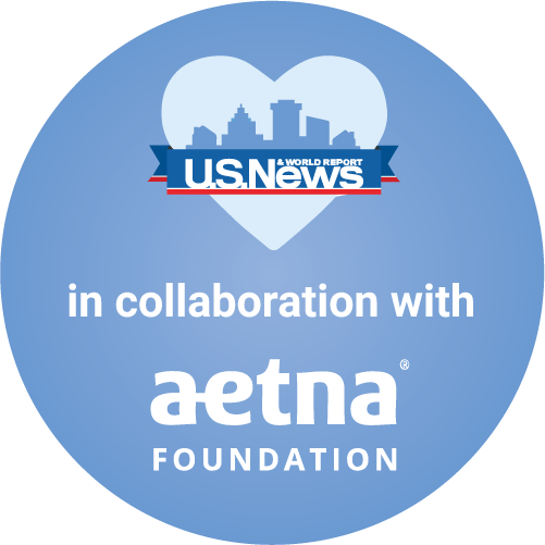 For The Full Story, Read More On Aetna's The Health - Us News Healthiest Communities (501x501), Png Download