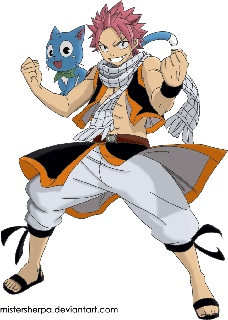 Natsu Dragneel By Mistersherpa On - Natsu Dragneel (780x1024), Png Download