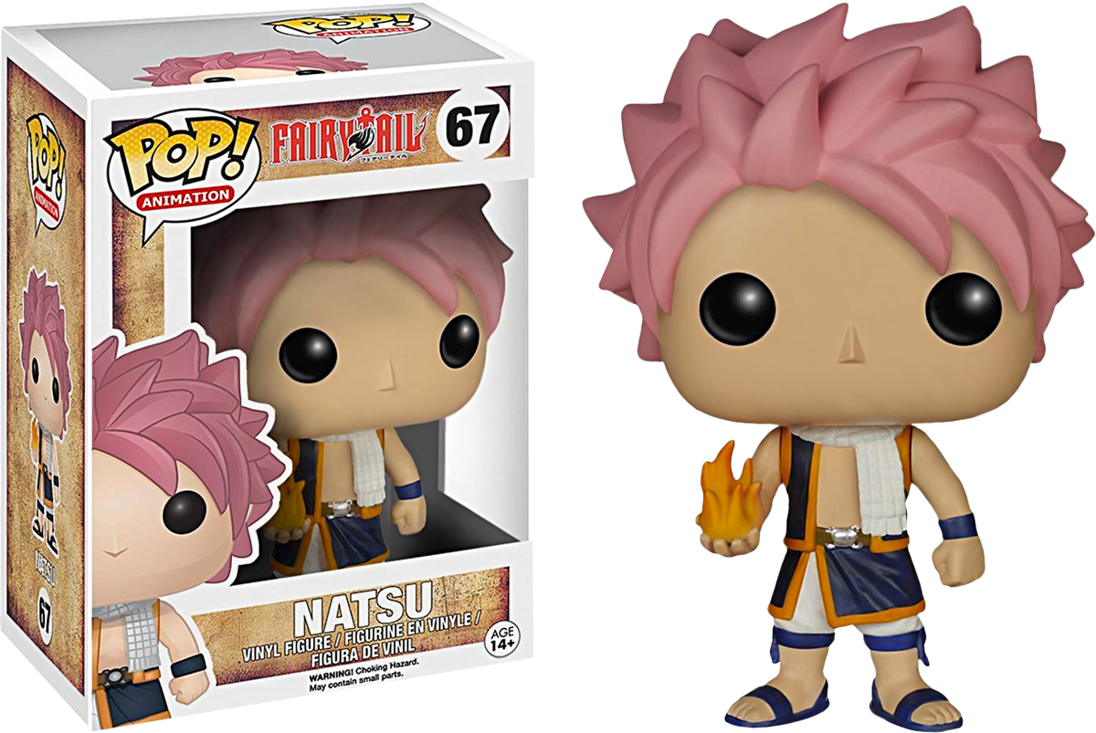 Fairy - Fairy Tail Natsu Pop! Vinyl Figure (1200x803), Png Download