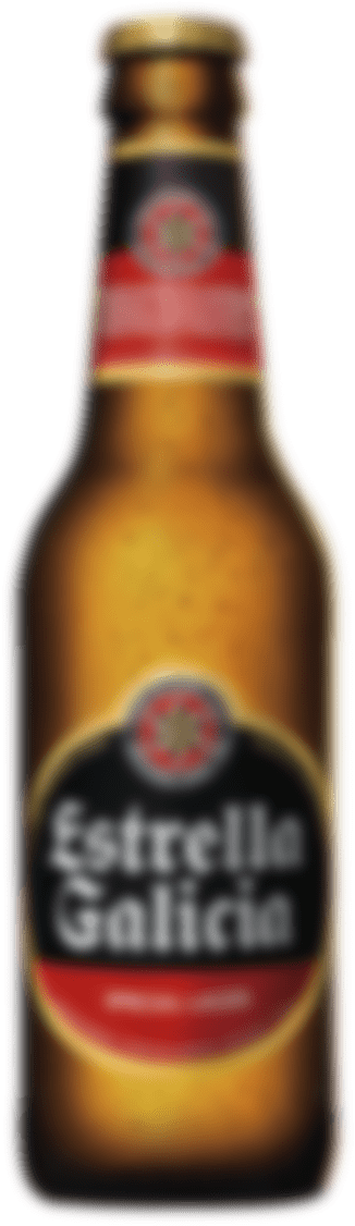 Bottle - Estrella Galicia (326x1126), Png Download