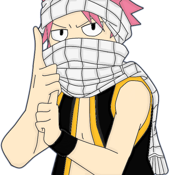 Ninja Natsu By Freekyanimefangirl On Deviantart Banner - Natsu As A Ninja (590x612), Png Download