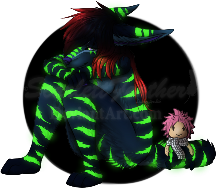 Vicious And Natsu Plush - Illustration (787x671), Png Download