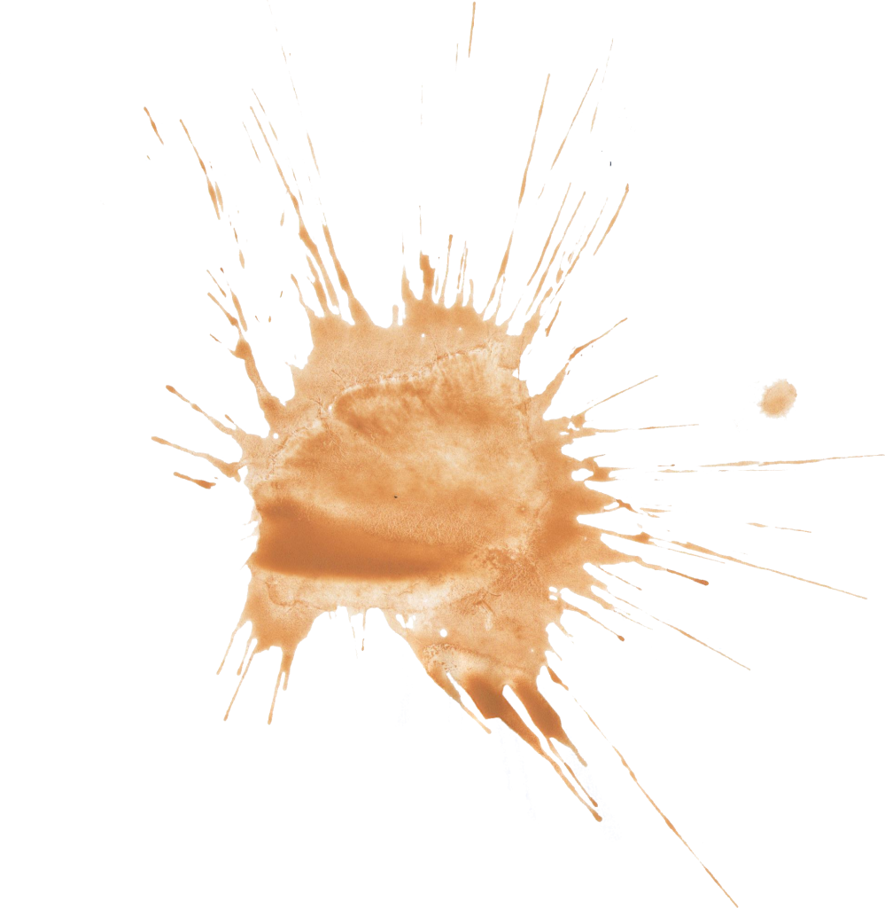 Watercolor Splashes Png Download - Brown Pink Watercolor Splat (999x1024), Png Download