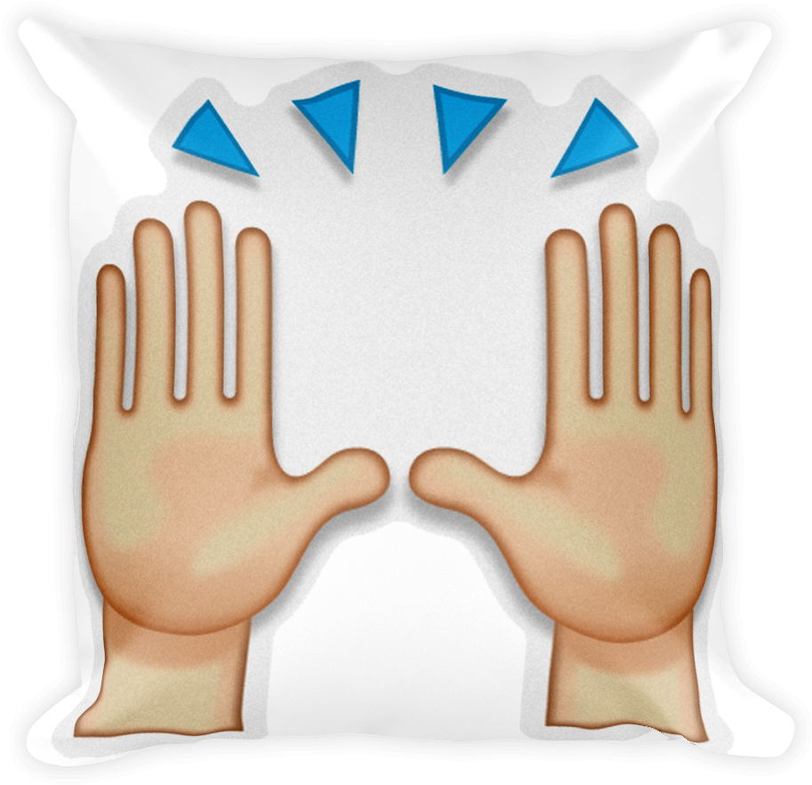 Download Person Raising Both Hands In Celebration Hands Up Emoji Png