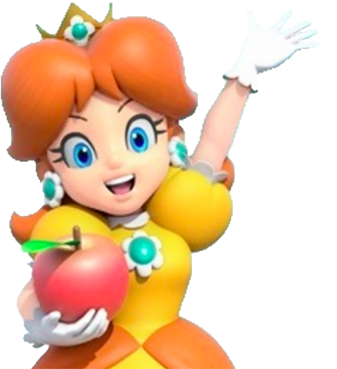 Princess Daisy (581x521), Png Download