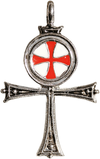 Templar's Ankh Necklace - "templar's Ankh Necklace" (555x555), Png Download