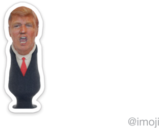 Image1 - Donald Trump Emoji Slack (520x293), Png Download
