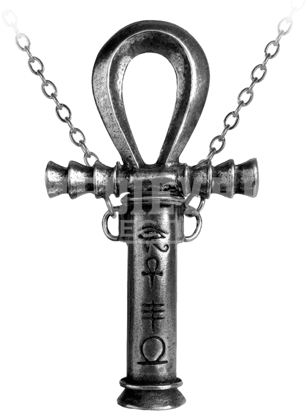 Ankh Of The Dead Silver Pendant - Alchemy Gothic Ankh Of The Dead Necklace (850x850), Png Download