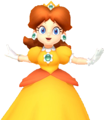 Good News For We Are Daisy Our Official Website Is - Princess Daisy Mario Party 10 (420x416), Png Download