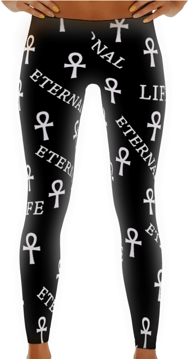 Ankh Leggings - Leggings (1000x728), Png Download