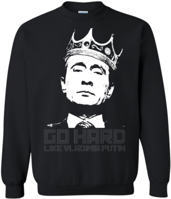 Go Hard Like Vladimir Putin Russian President T-shirt (400x400), Png Download