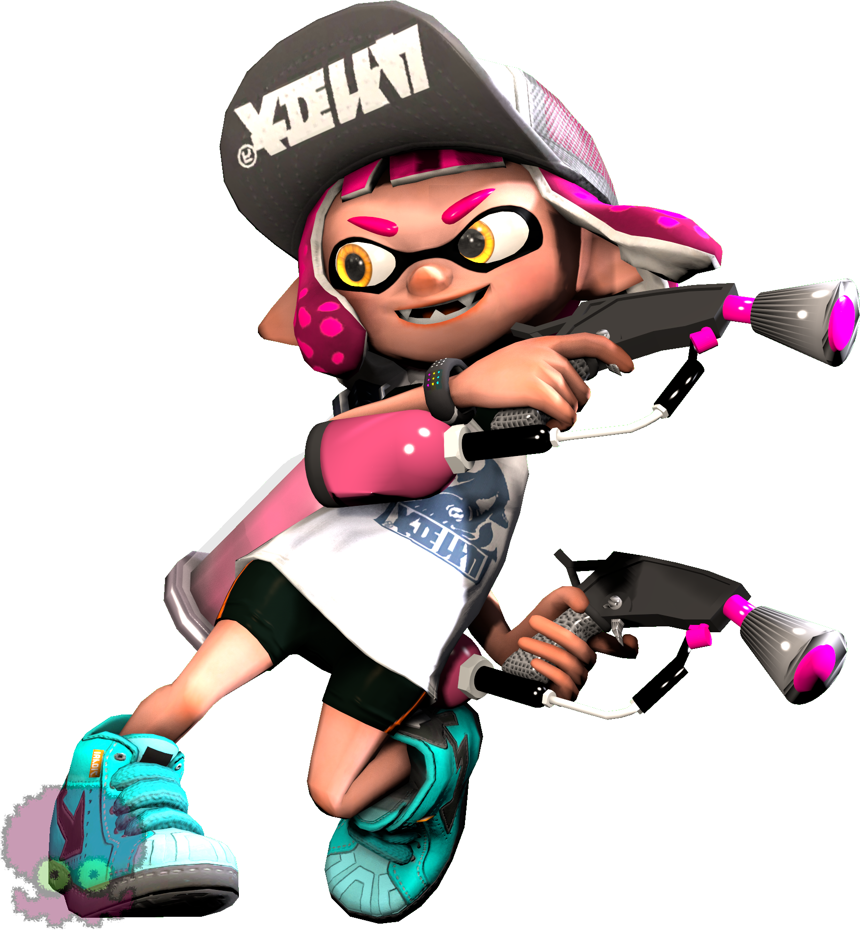 Fan Art[sfm] Small Thingy With The Splatoon 2 Cover - Splatoon 2 Sfm Inkling (2124x2076), Png Download