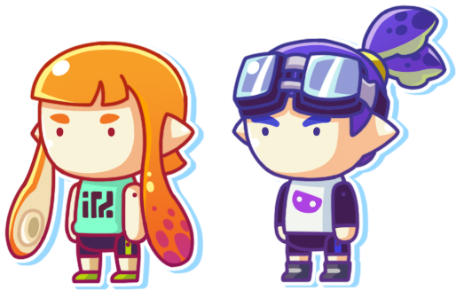 14fupkj - Inkling Scribblenauts (532x340), Png Download