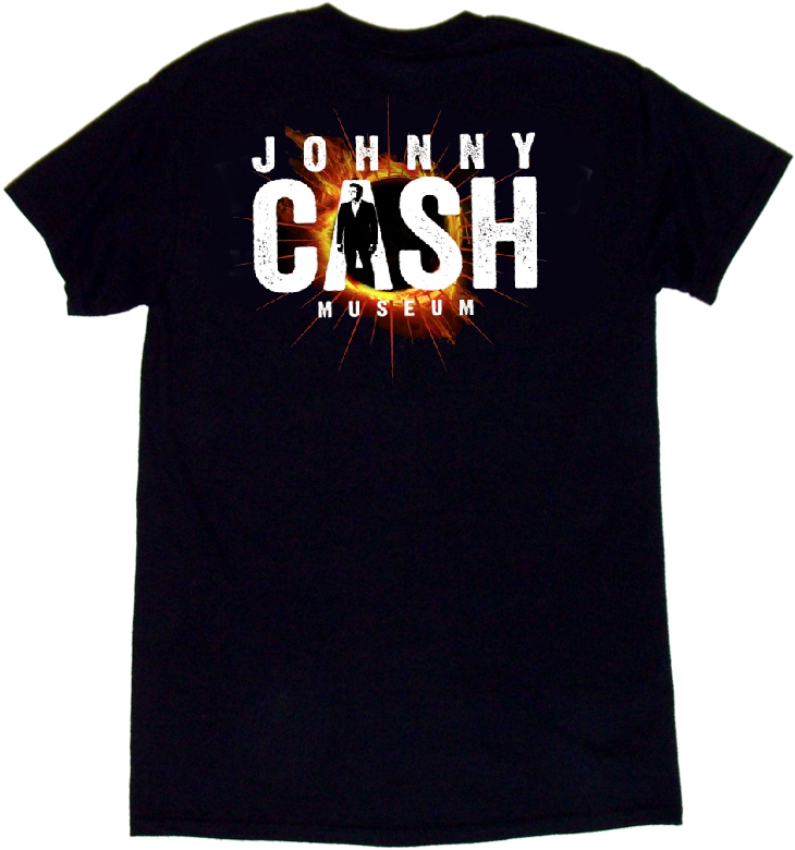 Johnny Cash Museum "ring Of Fire Black Tee - ダーク ソウル T シャツ (800x800), Png Download
