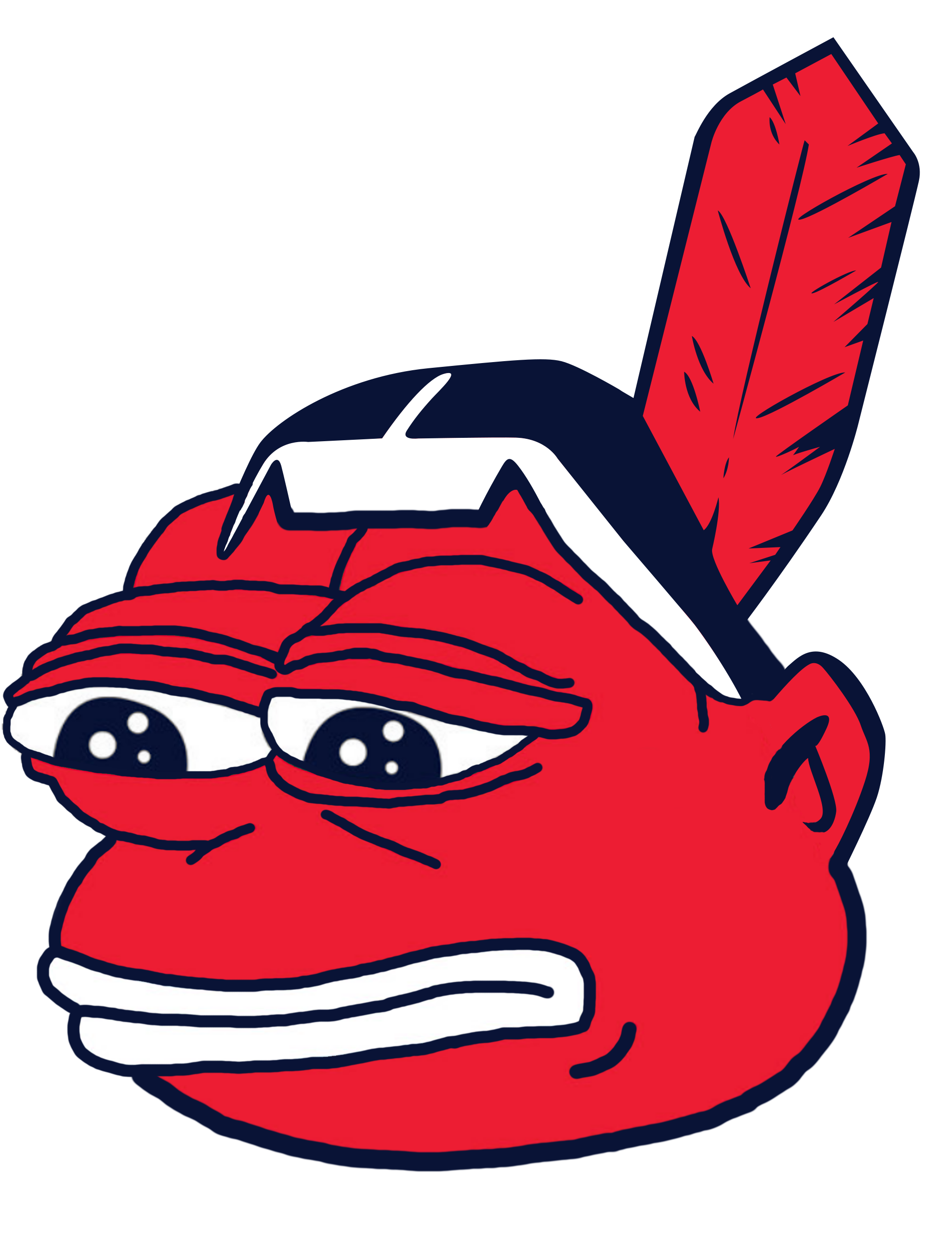 Http - //i - Imgur - Com/iz1pqsx - Cleveland Indians Head (2000x2590), Png Download