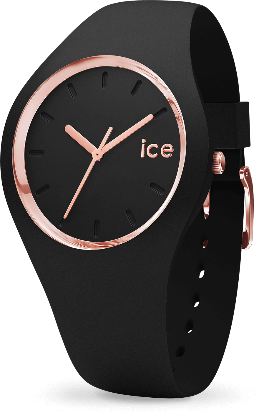 Ice Glam - Black Rose-gold - Ice Watch (1500x1500), Png Download