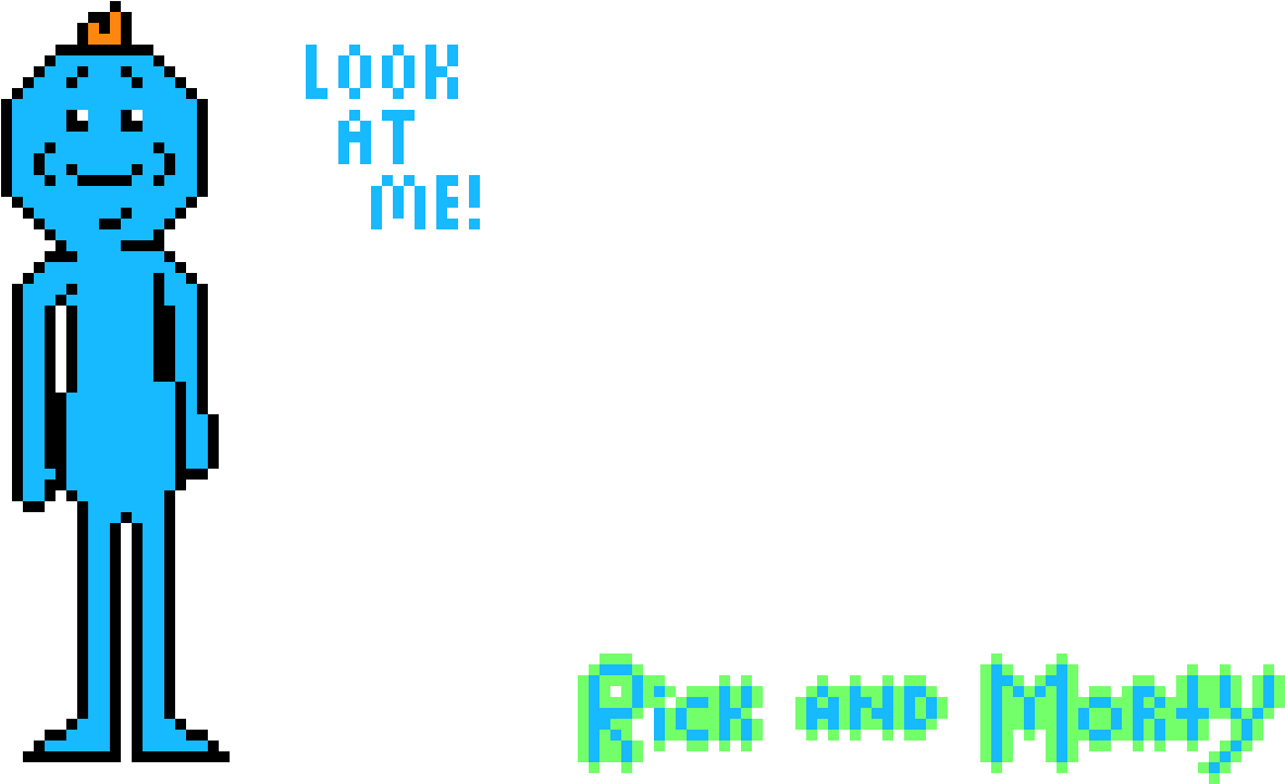 Mr - Meeseeks - Majorelle Blue (1380x800), Png Download