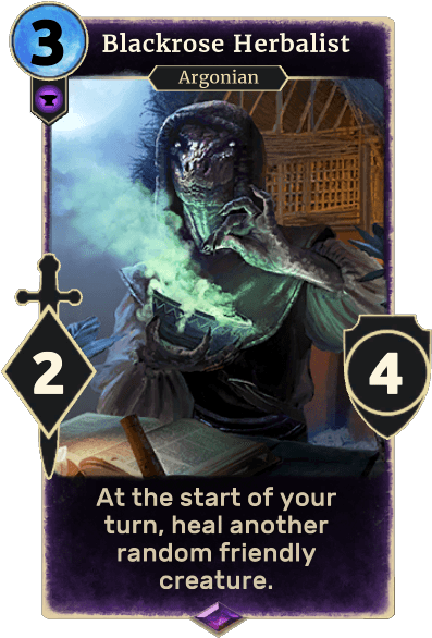 Blackrose Herbalist - The Elder Scrolls: Legends (409x663), Png Download