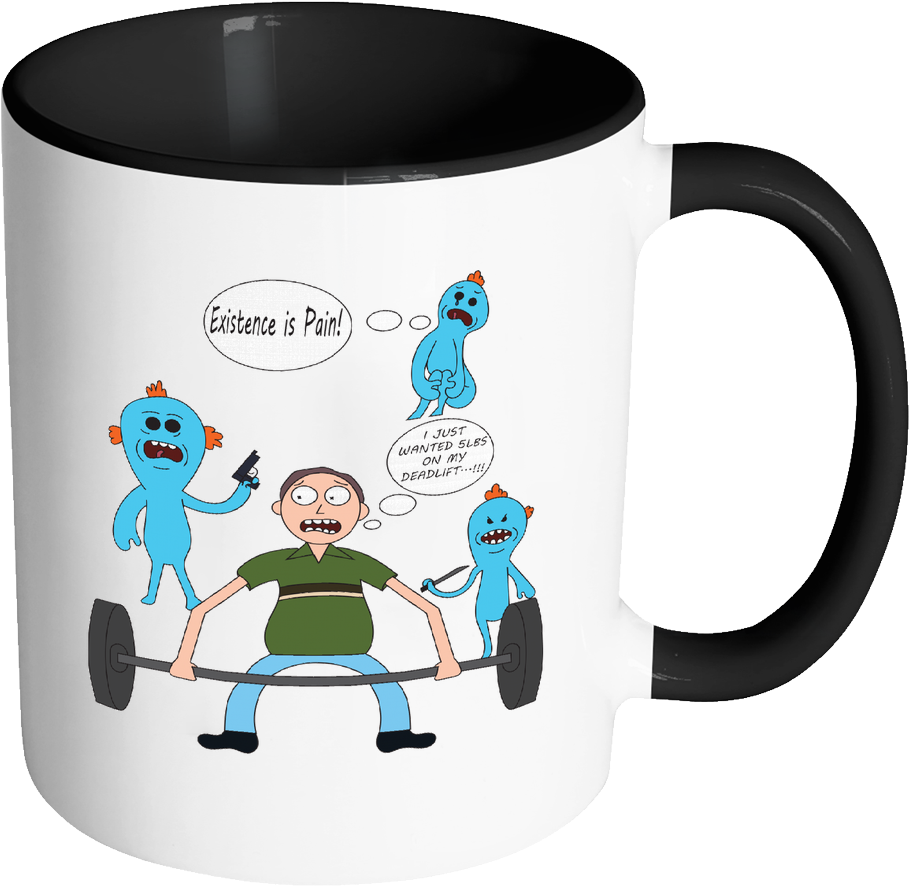 Meeseeks Deadlift - Birthday Cup For Wife (1024x1024), Png Download