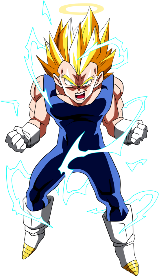 Super Saiyan Vegeta Png Stock - Vegeta Buu Saga Ssj2 (1024x1024), Png Download