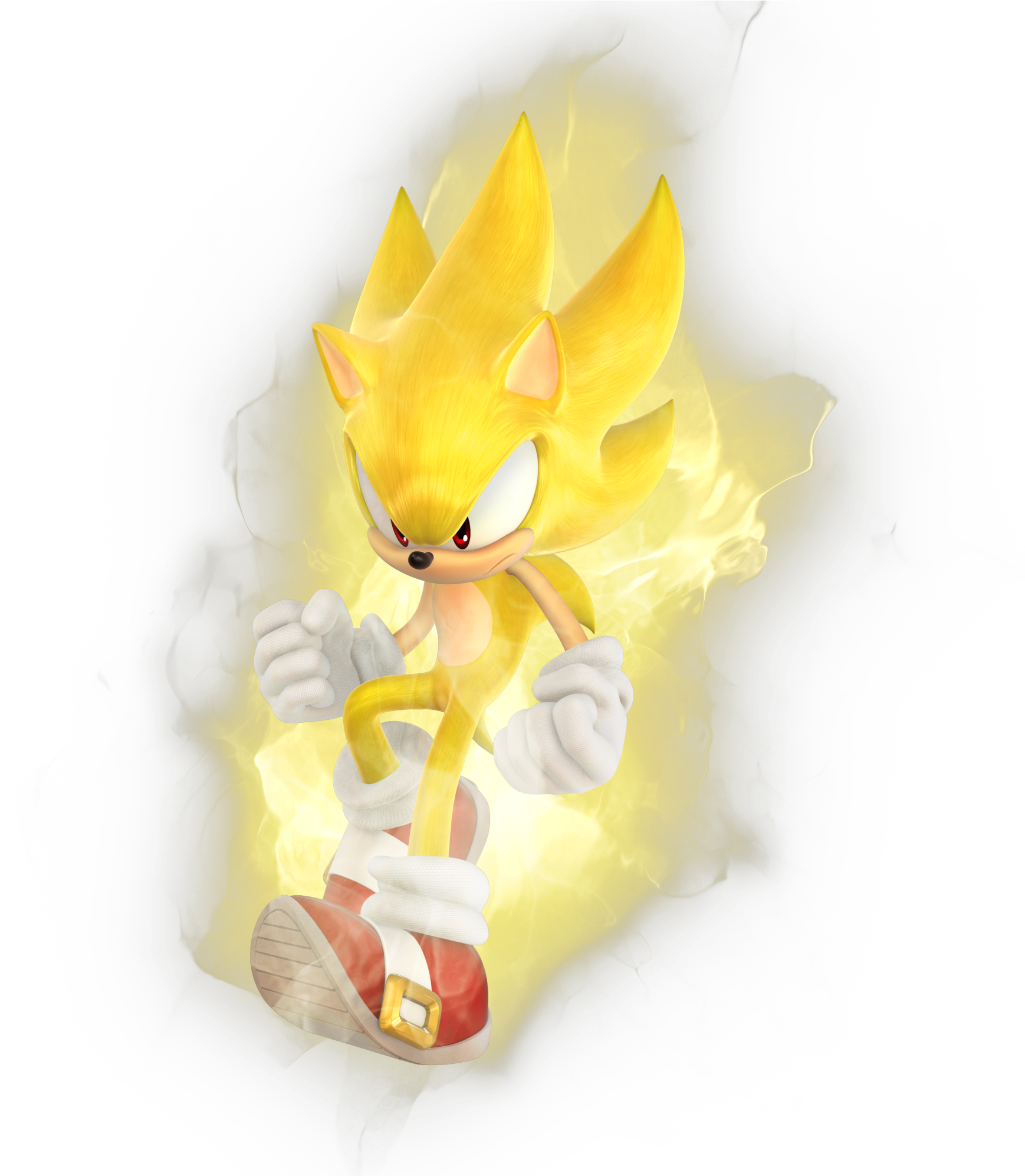 1786194-671px Super Sonic Final - Sonic The Hedgehog Super Sonic 2019 (671x774), Png Download