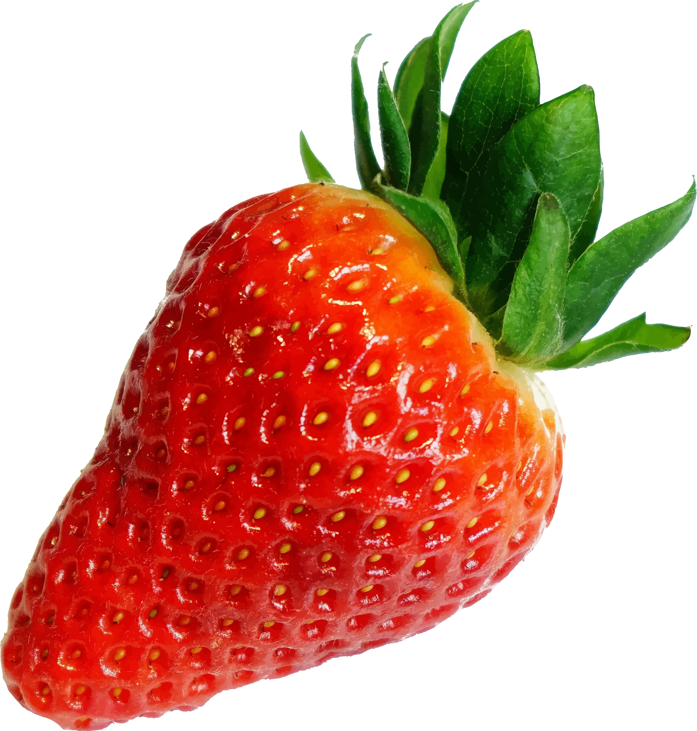 Strawberries Clip Free Library Huge Freebie Download - Strawberry Cut Out (2290x2400), Png Download