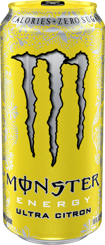 Monster Ultra - Monster Ultra Citron (343x800), Png Download