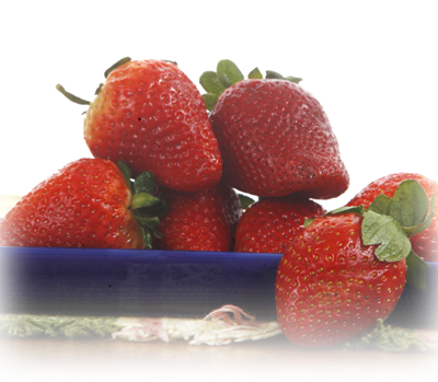 Strawberries - Strawberry (400x349), Png Download