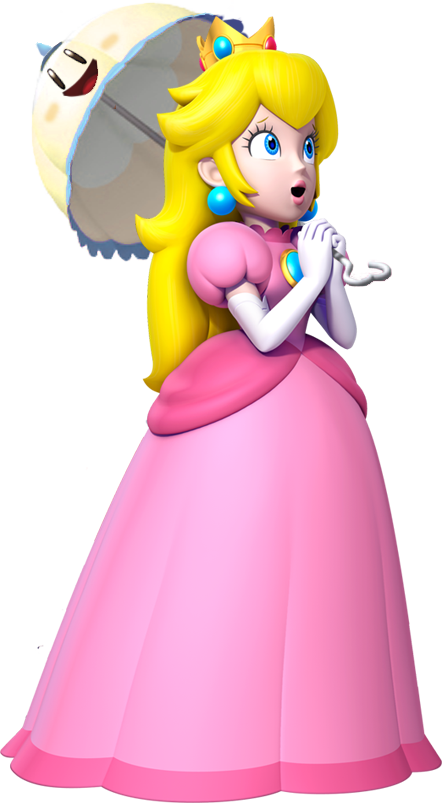 Princess Peach Png Clipart - Princess Peach No Background (442x803), Png Download