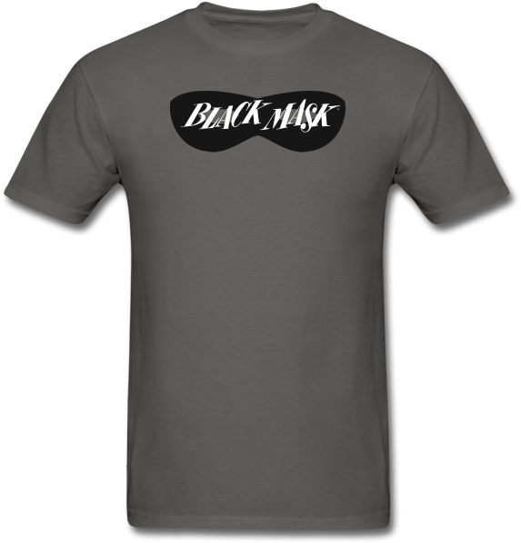 Black Mask 1950s Logo T-shirt - T-shirt (650x650), Png Download