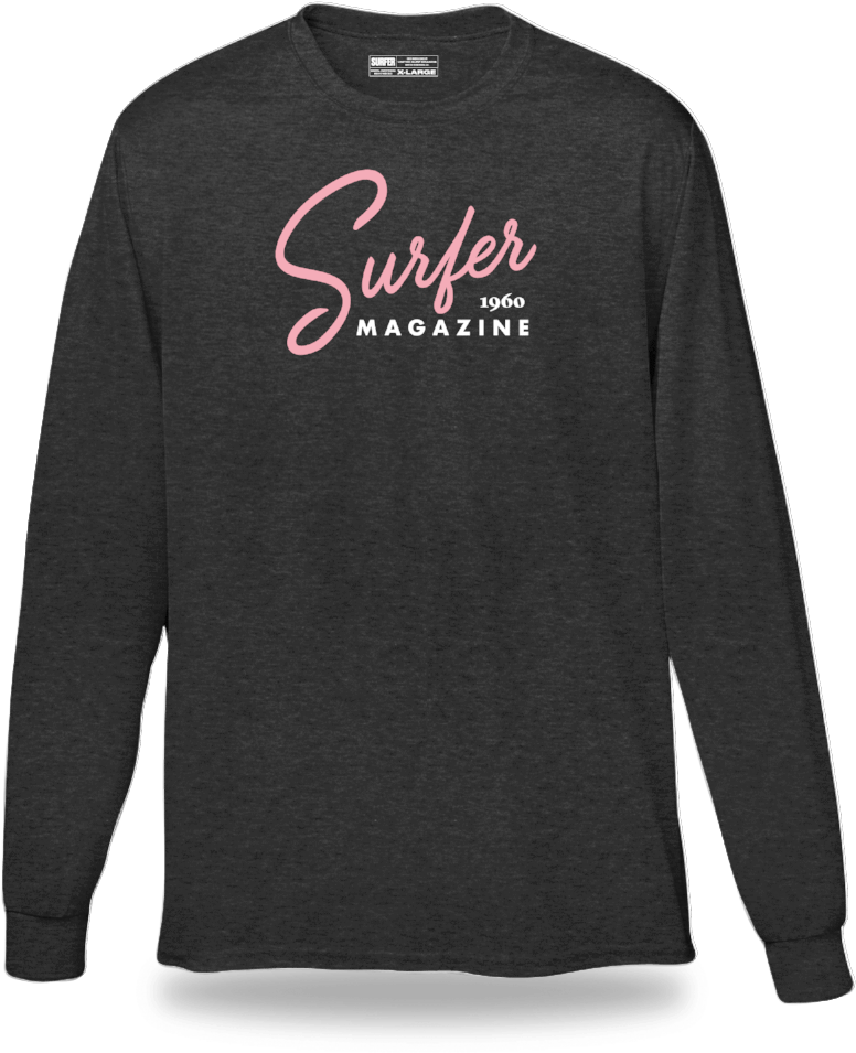 Surfer T Shirts Script L/s Tee - Sweatshirt (1000x1000), Png Download