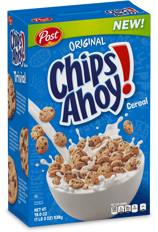 Chips Ahoy Cereal - Post Chips Ahoy Cereal (600x873), Png Download