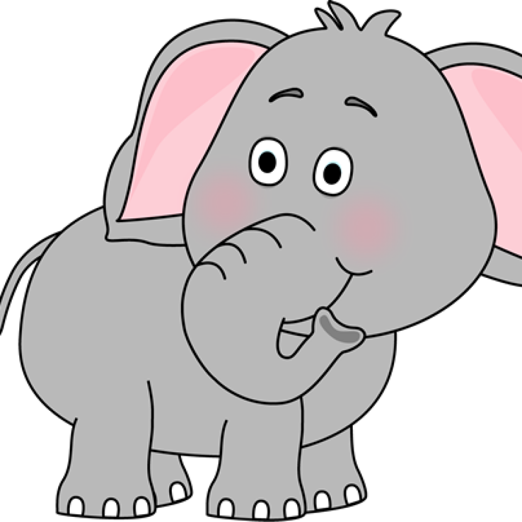 Elephant Head Clipart At Getdrawings - Clip Art Of An Elephant (1024x1024), Png Download