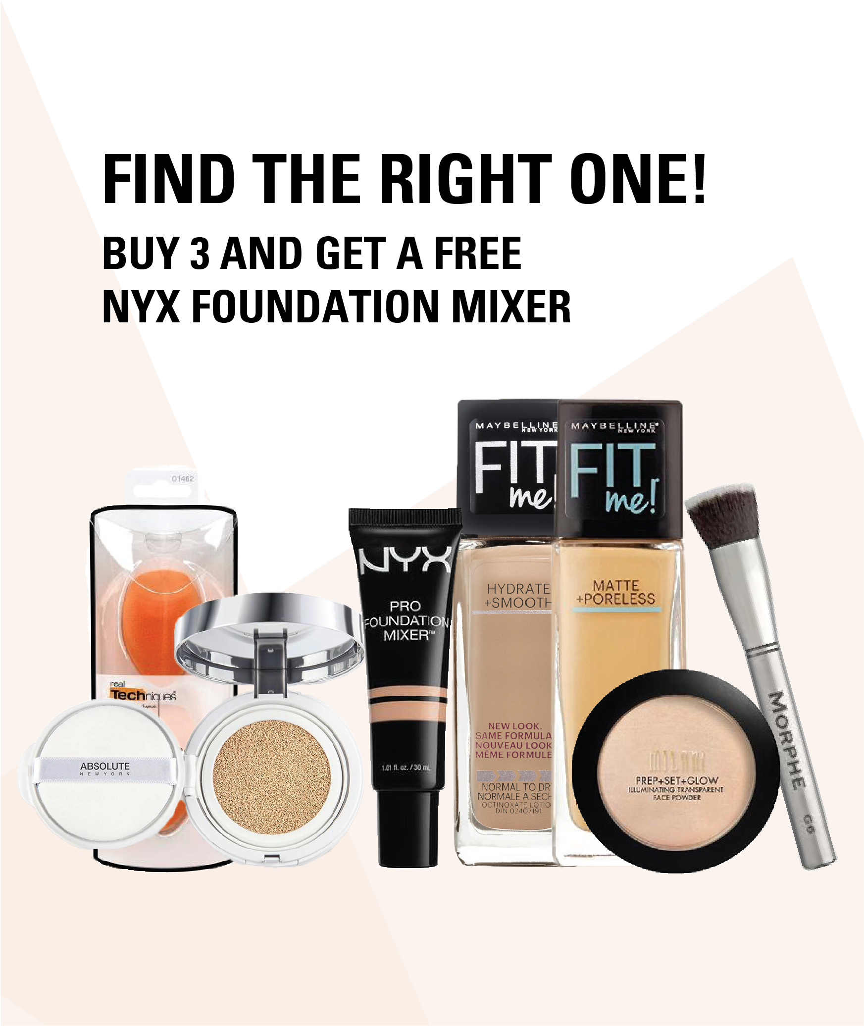 Nyx Cosmetics Pro Foundation Mixer (1751x2086), Png Download