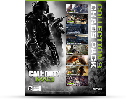 Mw3 Collection 3 Chaos Pack Available Now On Ps3/pc - Cod Mw3 Collection 3 (425x380), Png Download