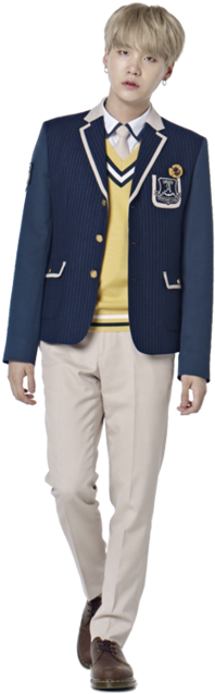 Bts, Min Yoongi, And Suga Image - Bts Suga School Uniform (500x750), Png Download