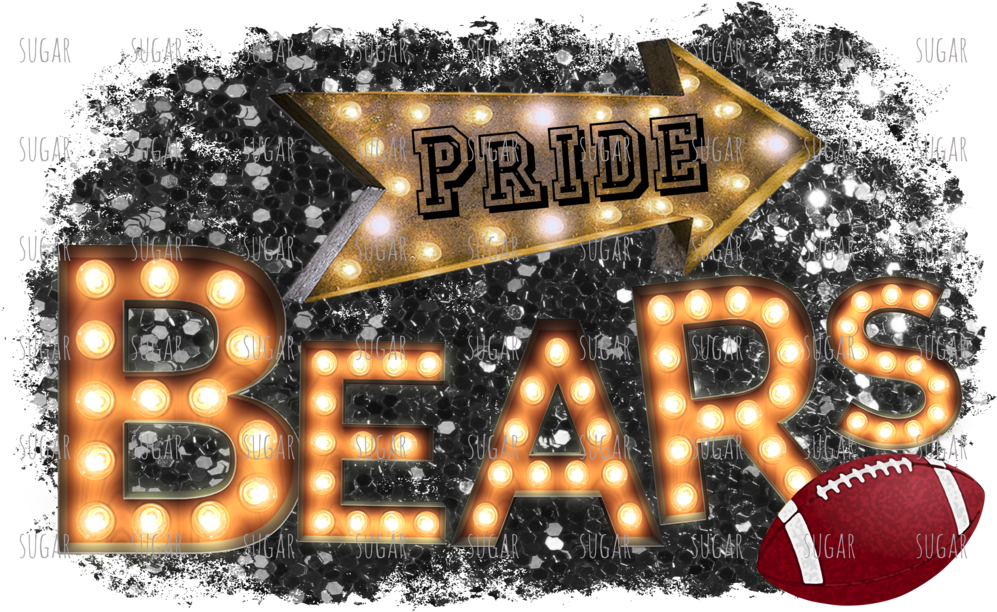 Bears Pride Marquee - Team Edward Team Edward Team Edward Rectangle Sticker (1024x622), Png Download