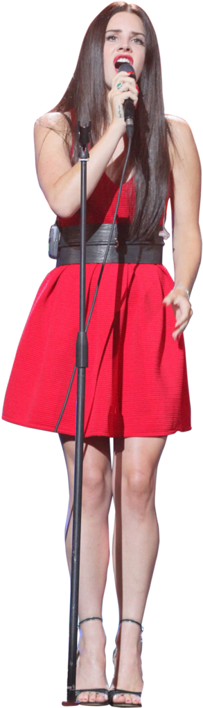 Art Collage Lana Del Rey - Lana Del Rey Png Red (730x1095), Png Download