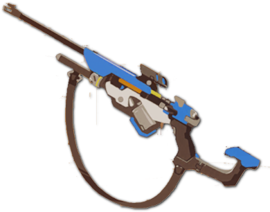Combat Trait - Ana Amari Sniper Rifle (400x343), Png Download