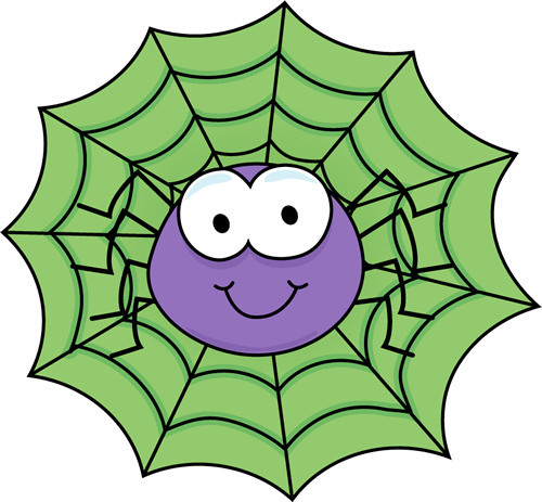 Spider Web Clipart Png Clipart Panda - Cute Spider Clipart (500x463), Png Download