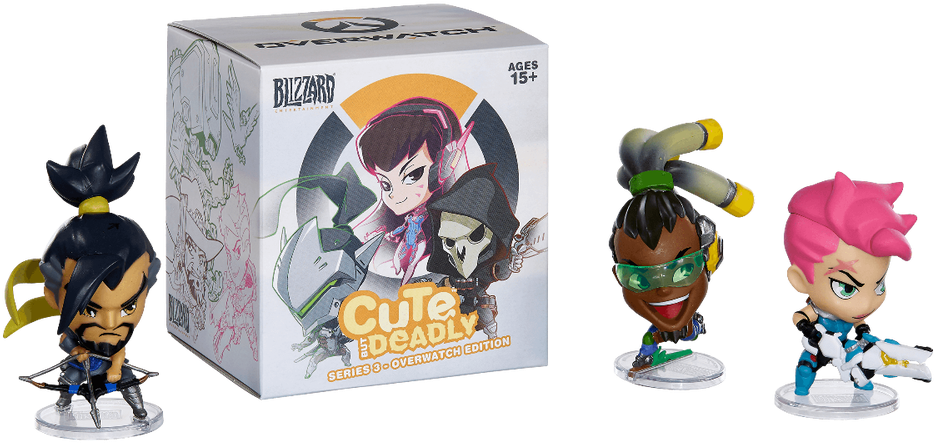 Cute But Deadly Blind Vinyls - Overwatch Cute But Deadly Series 1 (525x525), Png Download
