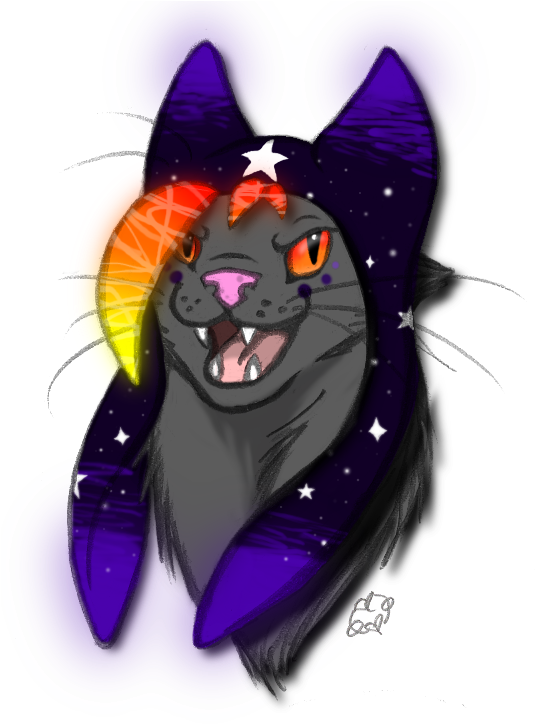 The Rubble Or Our Sins - Cat Yawns (548x732), Png Download