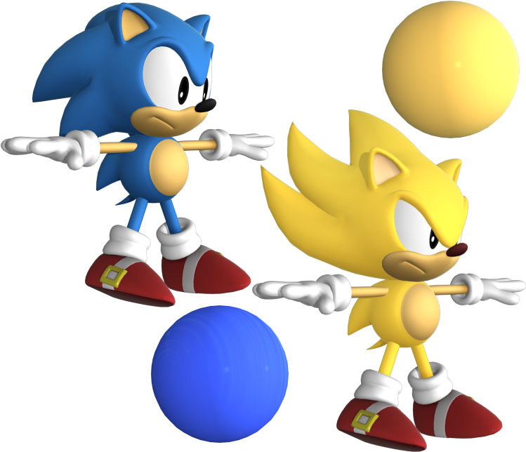 Download Zip Archive - Sonic Forces Classic Sonic (750x650), Png Download