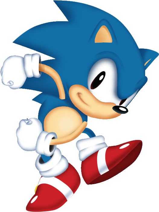 Tbsf On Twitter - Sonic Mania Classic Sonic (579x742), Png Download